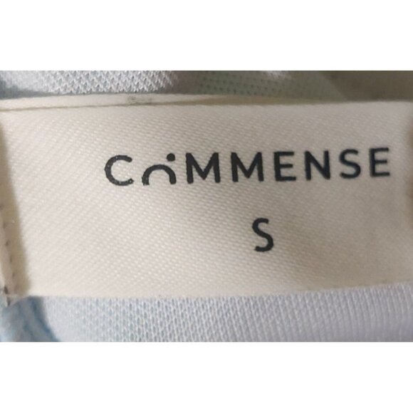 NWT Commense Light Blue Ribbed Cutout One-Piece~Swimsuit~Chain Straps~Tie Waist - Picture 4 of 7